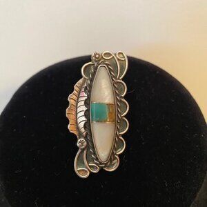 Silver Ring with pearl